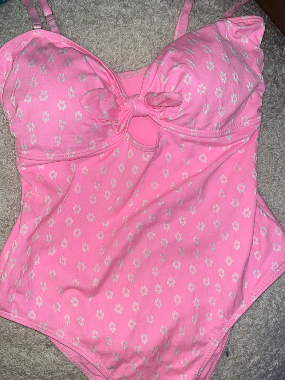 Betsey Johnson Floral One-Piece SwimSuit